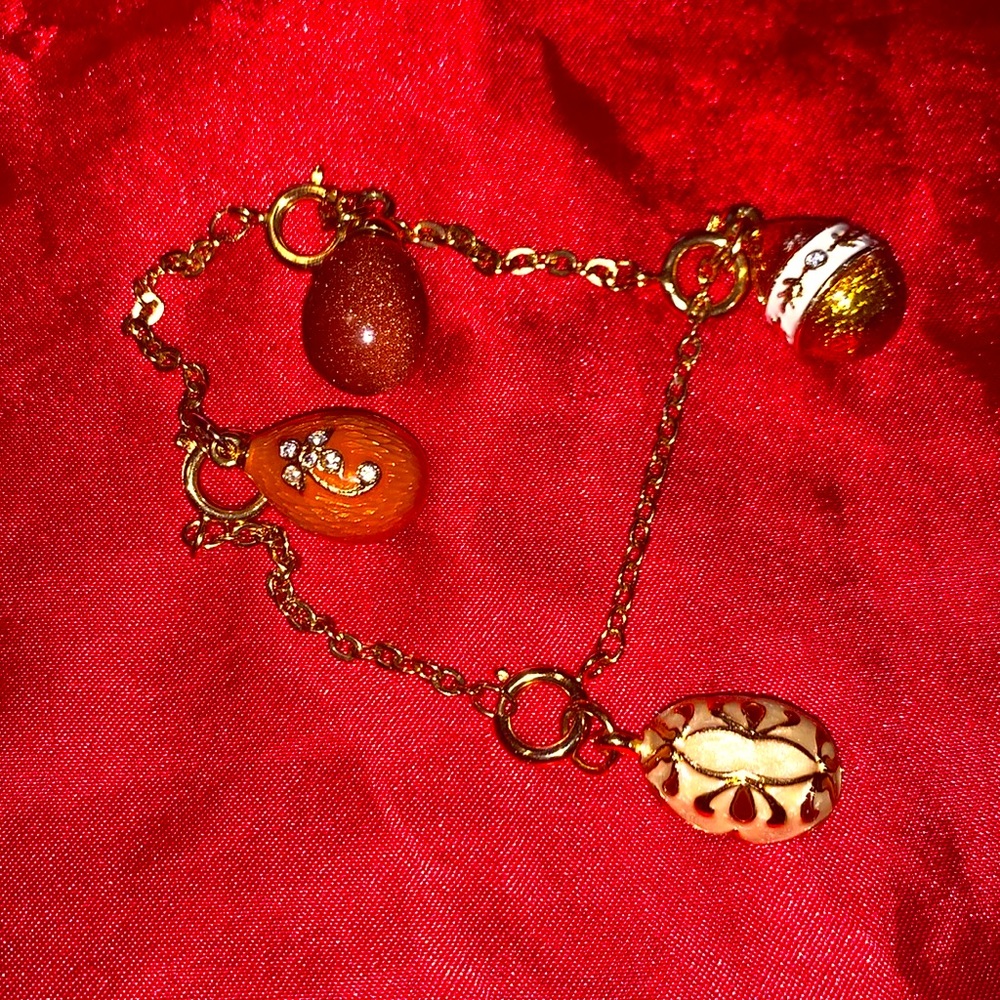 Joan Rivers vintage charm bracelet